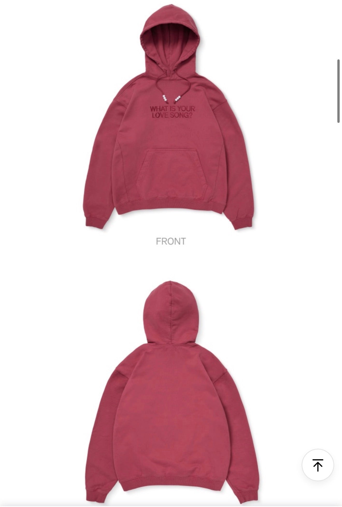 BTS - ARIRANG OFFICIAL MD HOODIE RED