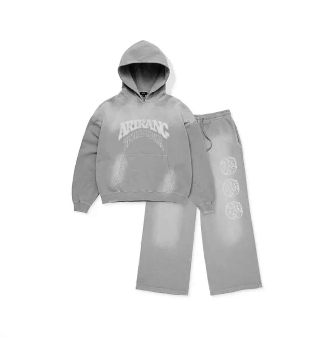 ARIRANG EXCLUSIVE GREY HOODIE & PANTS SET