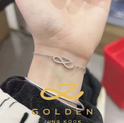 Jungkook Golden Logo Bracelet ⭐️