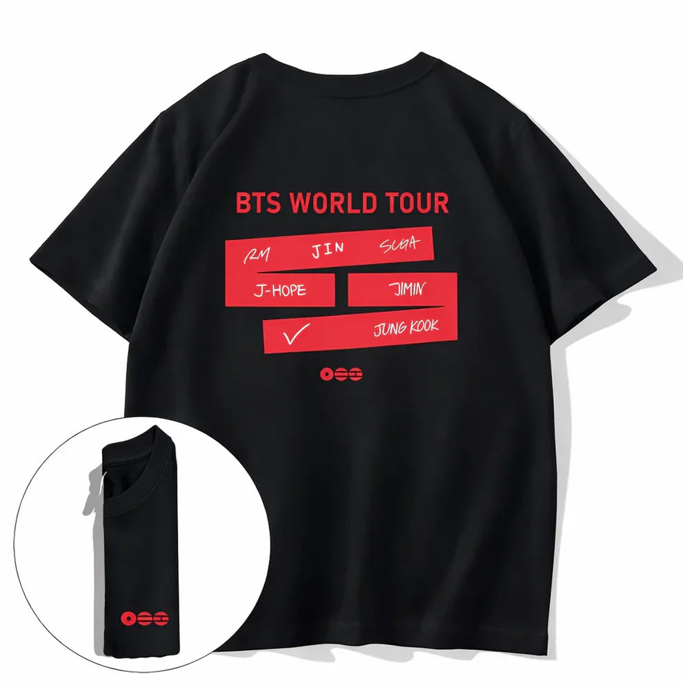 ARIRANG ‘BTS World Tour’ Cotton T-Shirt (MULTIPLE OPTIONS) ⭐️