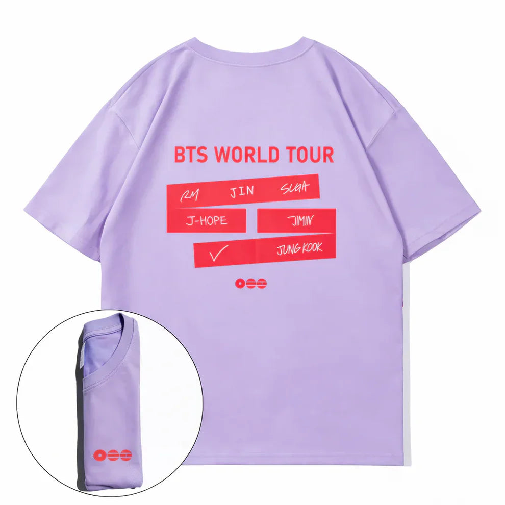 ARIRANG ‘BTS World Tour’ Cotton T-Shirt (MULTIPLE OPTIONS) ⭐️
