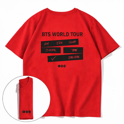 ARIRANG ‘BTS World Tour’ Cotton T-Shirt (MULTIPLE OPTIONS) ⭐️