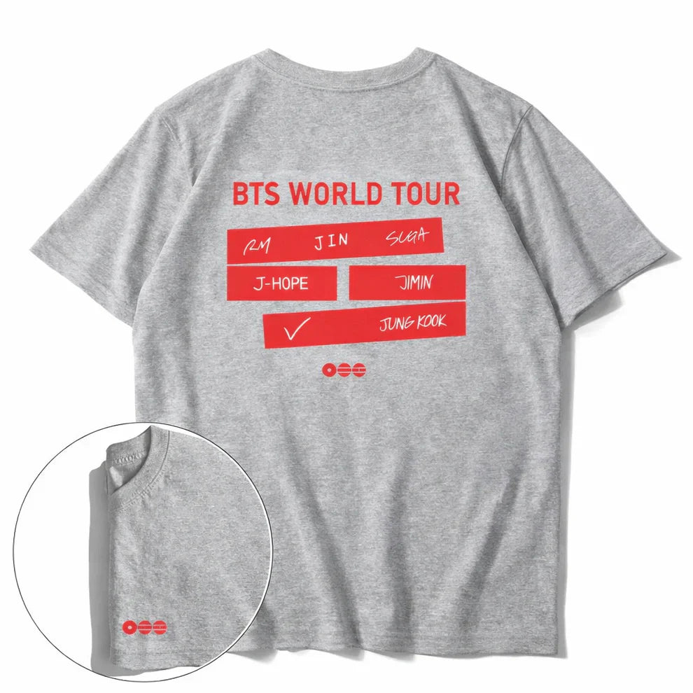 ARIRANG ‘BTS World Tour’ Cotton T-Shirt (MULTIPLE OPTIONS) ⭐️