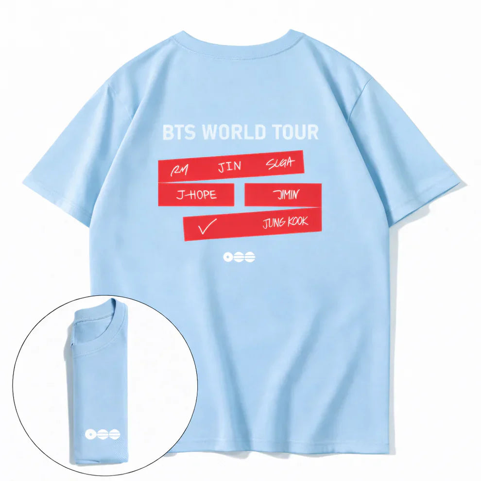 ARIRANG ‘BTS World Tour’ Cotton T-Shirt (MULTIPLE OPTIONS) ⭐️