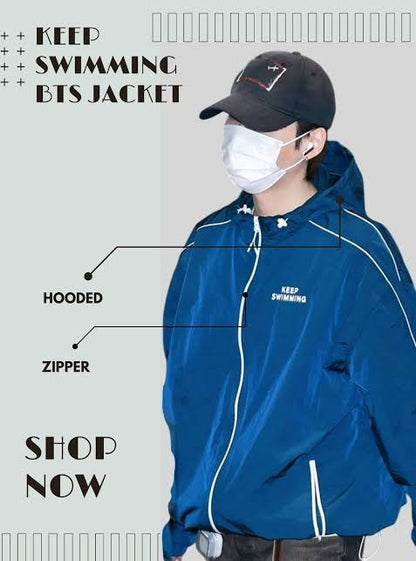 BTS Exclusive Keep Swimming Jacket 🏊