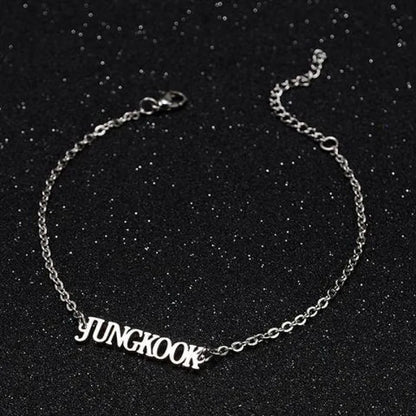 BTS members Personalised Rings, Bracelets & Necklaces (MULTIPLE OPTIONS)