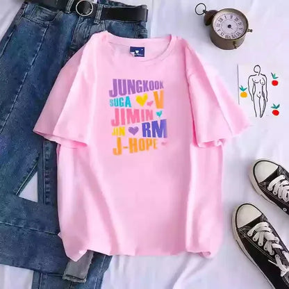 BTS Members T-shirt ( Multiple Options)