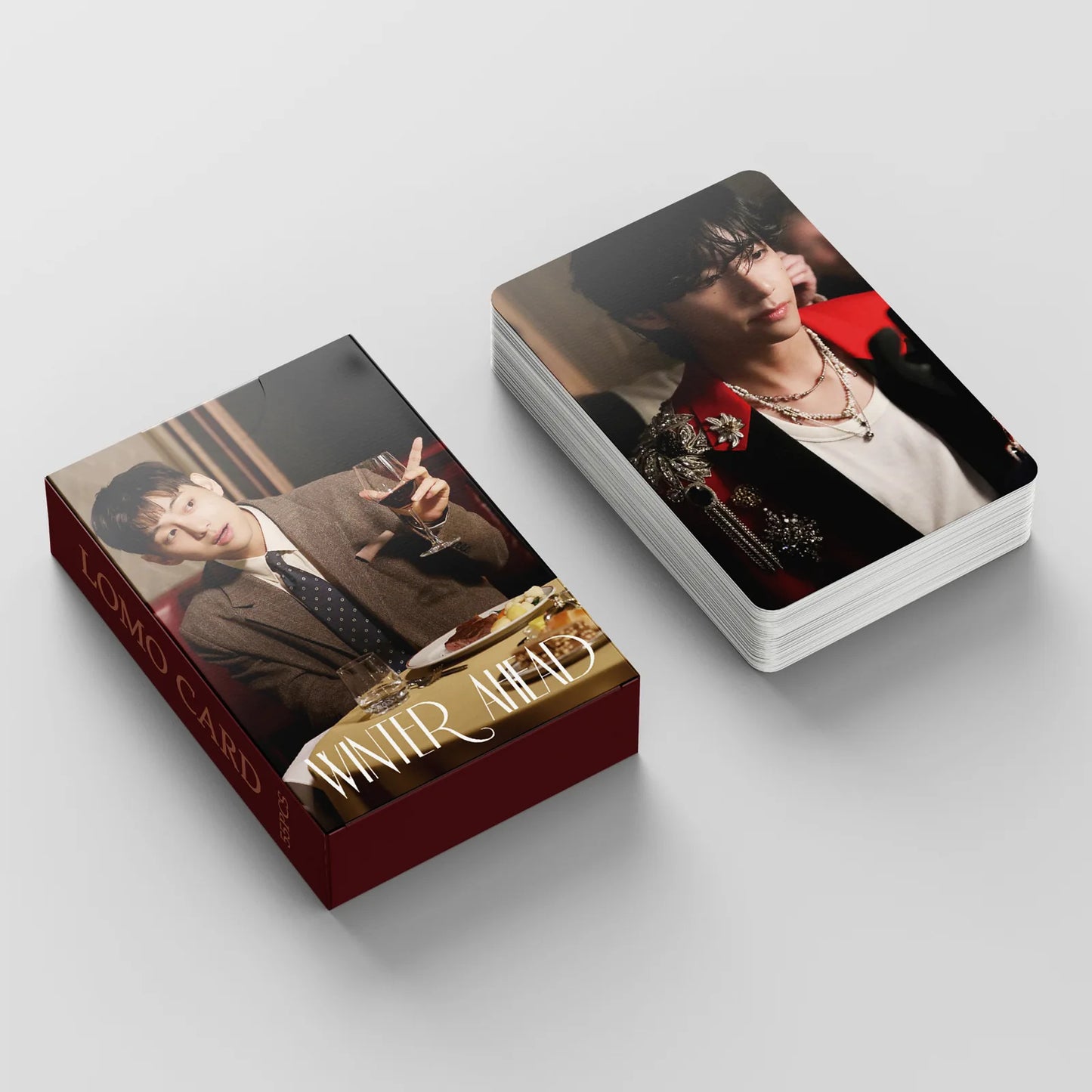 V 55Pcs/Set WINTER AHEAD PhotoCards