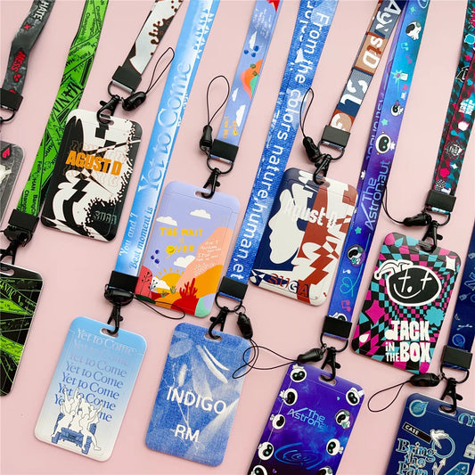 BTS Album Card holder lanyards