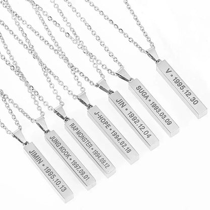 BTS Members Necklace
