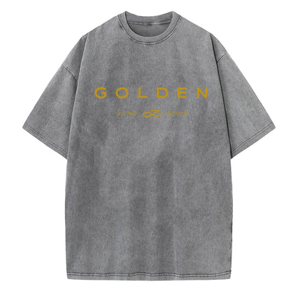 Jungkook Exclusive Golden T-Shirts ( Multiple options )