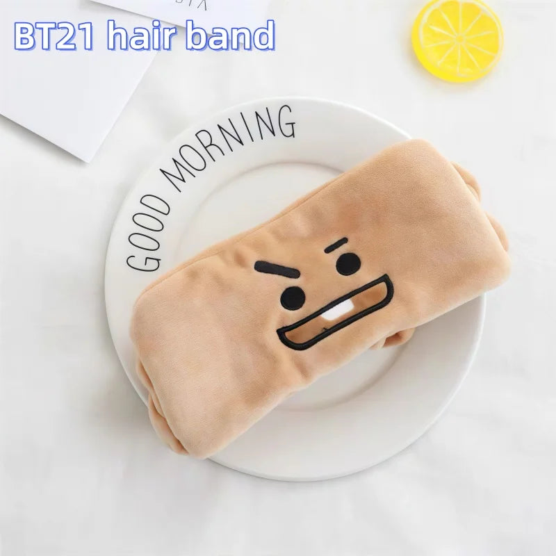BT21 Face Wash Headband