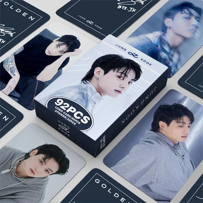 JK Golden 92PCS LOMO Photo Card Set