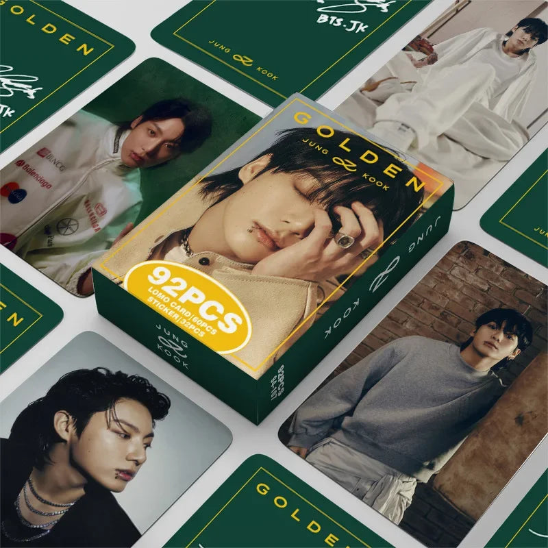 JK Golden 92PCS LOMO Photo Card Set