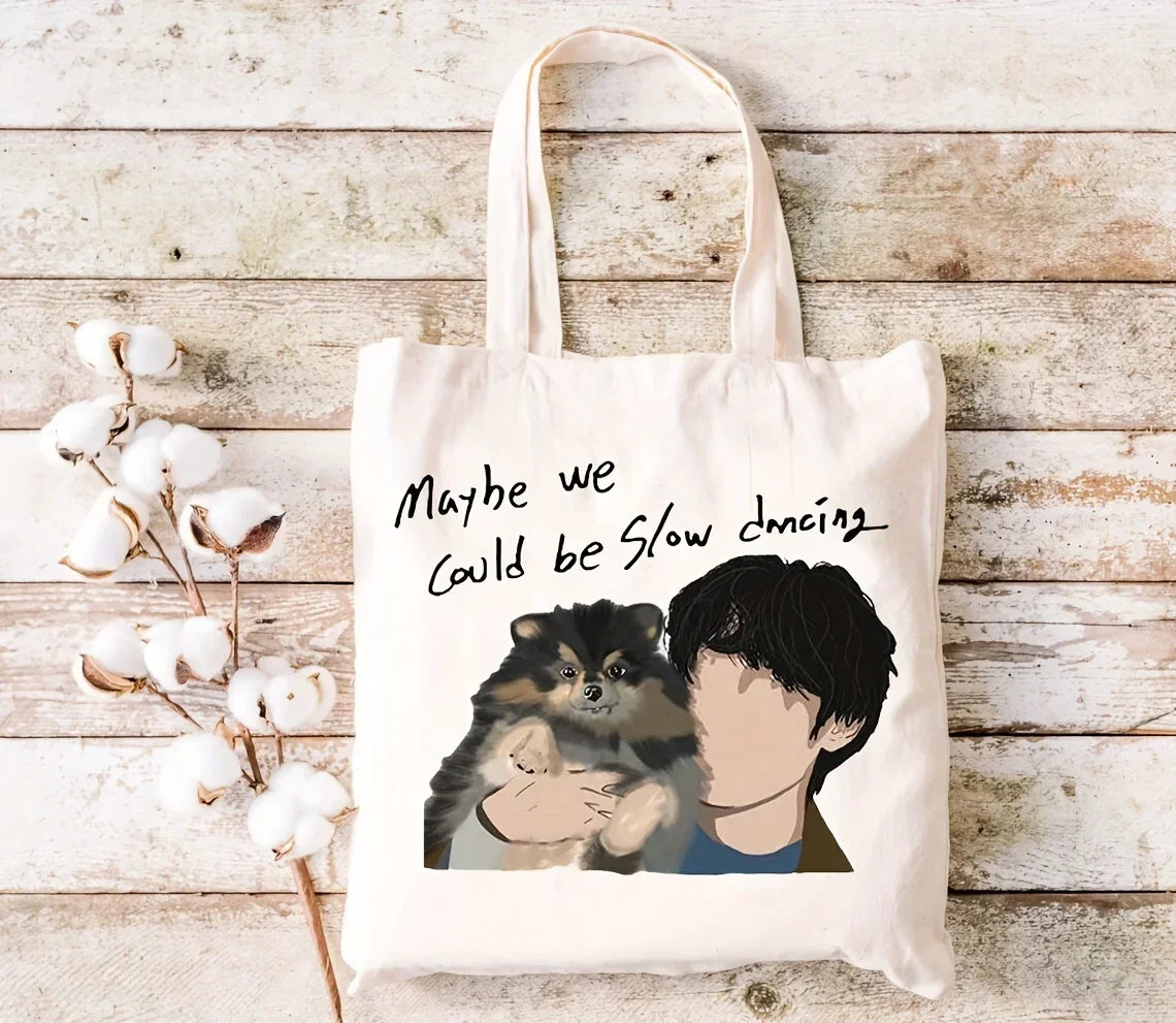 Taehyung & Yeontan Tote Bag