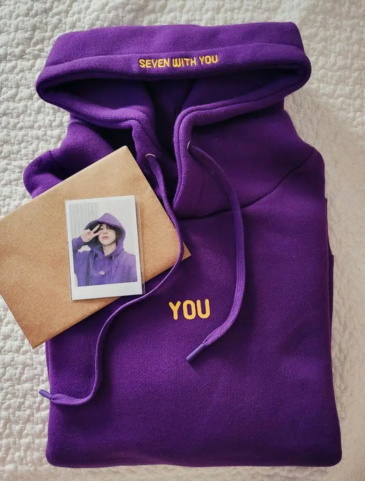 Jimin “You Never Walk Alone” Purple Hoodie