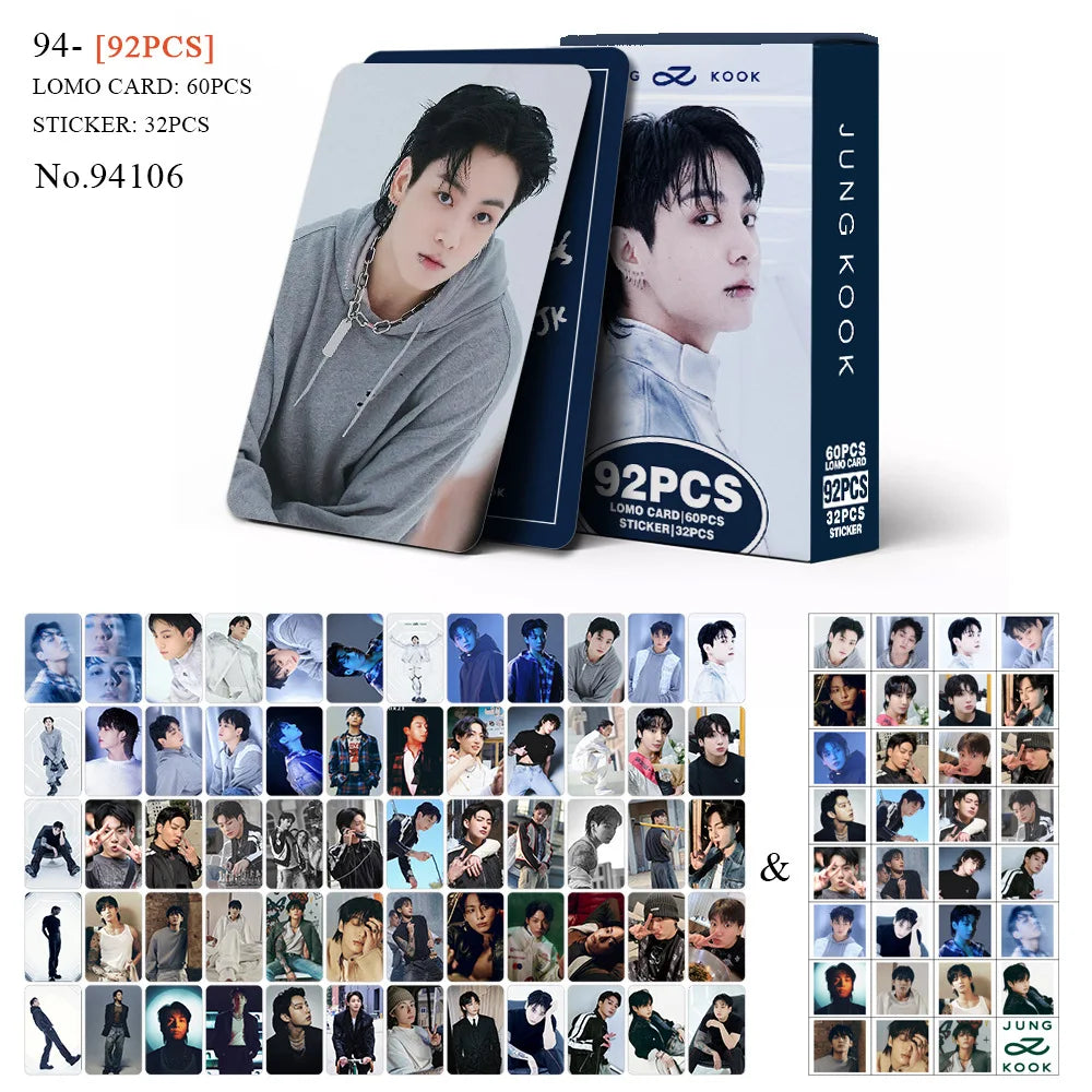 JK Golden 92PCS LOMO Photo Card Set