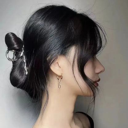 JUNGKOOK Logo Golden Earrings