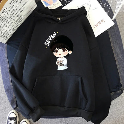 JungKook Animated Character Seven Jumper⚡️( Multiple Colors)