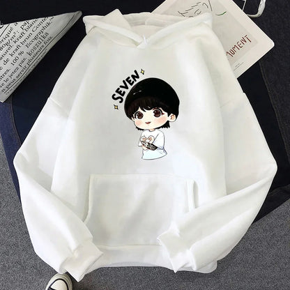 JungKook Animated Character Seven Jumper⚡️( Multiple Colors)