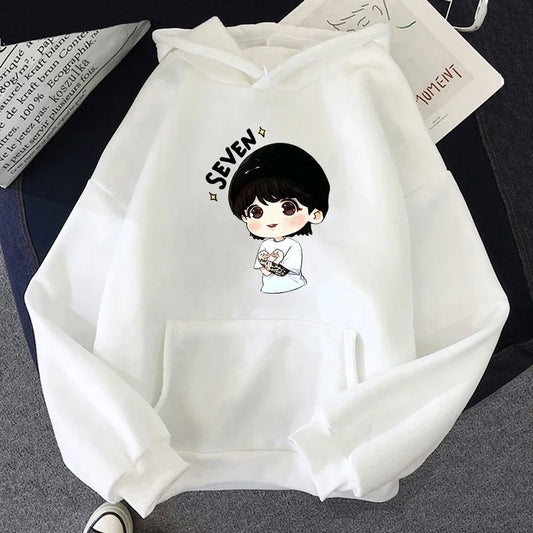 JungKook Animated Character Seven Jumper⚡️( Multiple Colors)