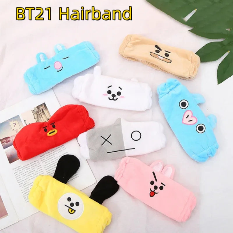 BT21 Face Wash Headband