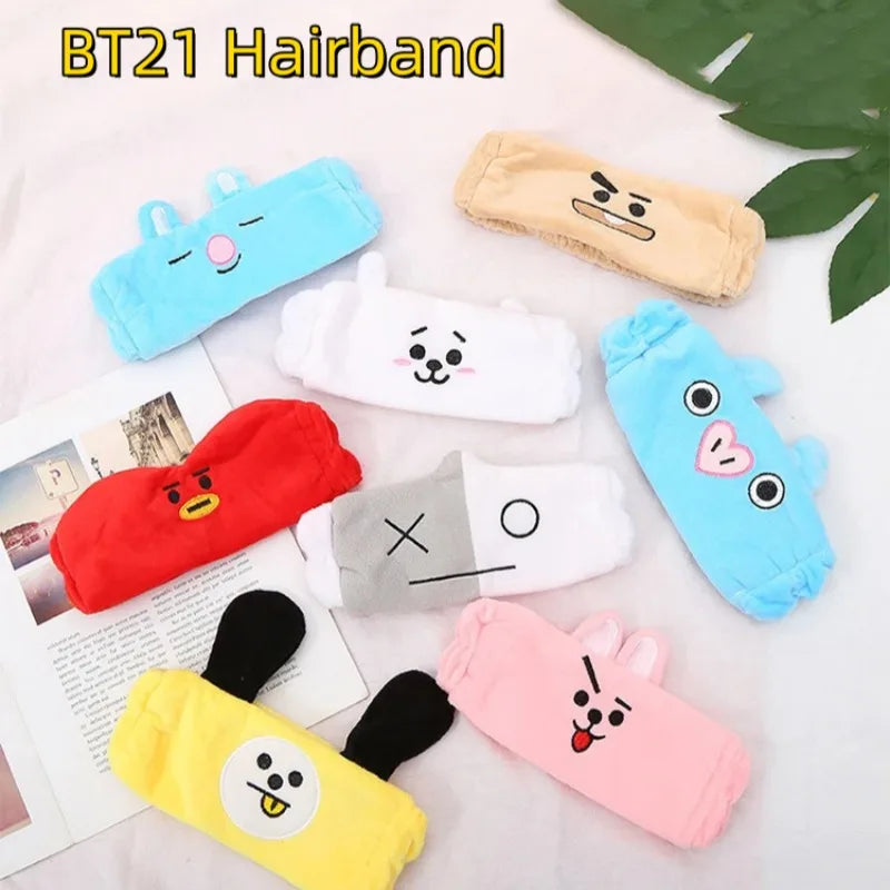 BT21 Face Wash Headband