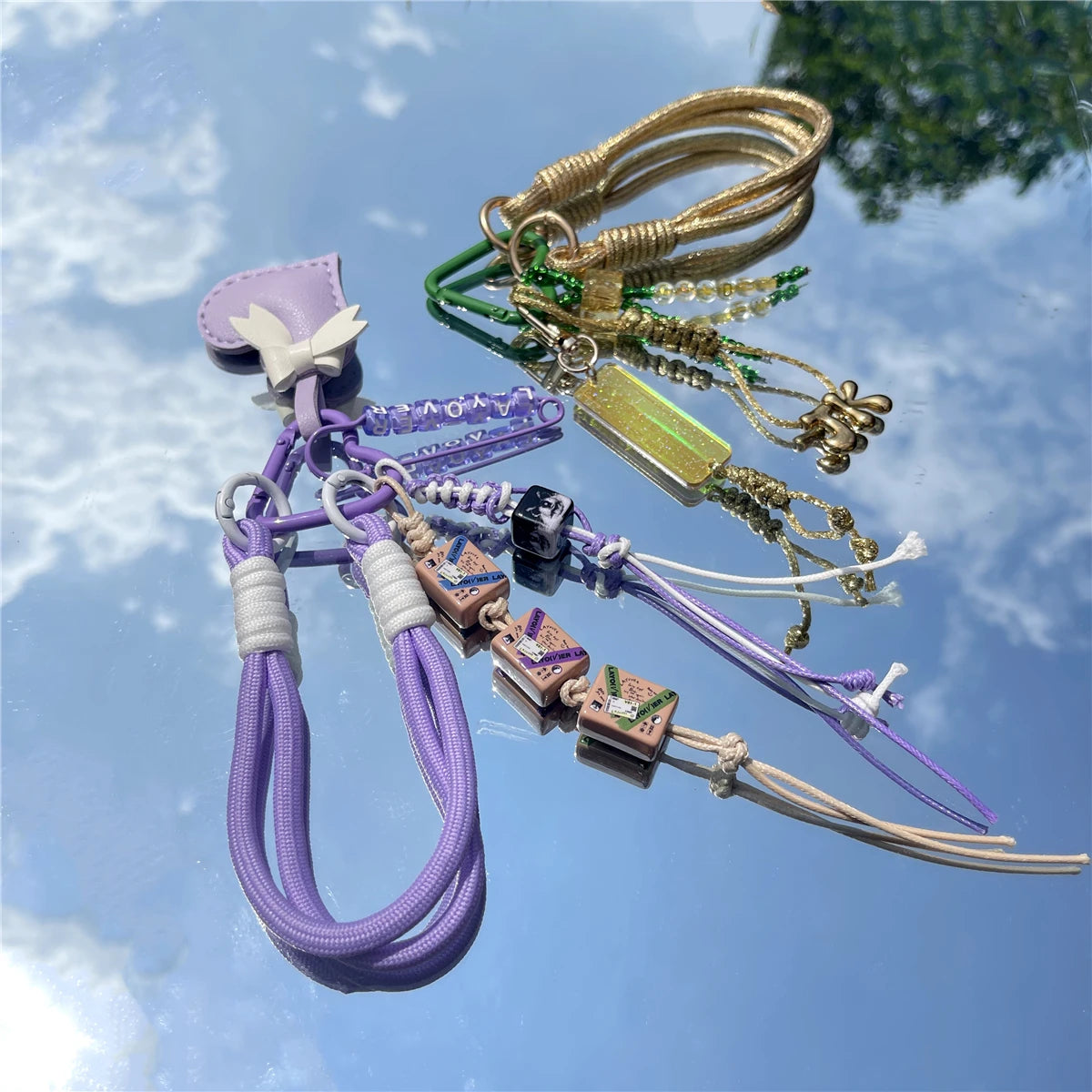 BTS Album Themed Hand Made Keychains