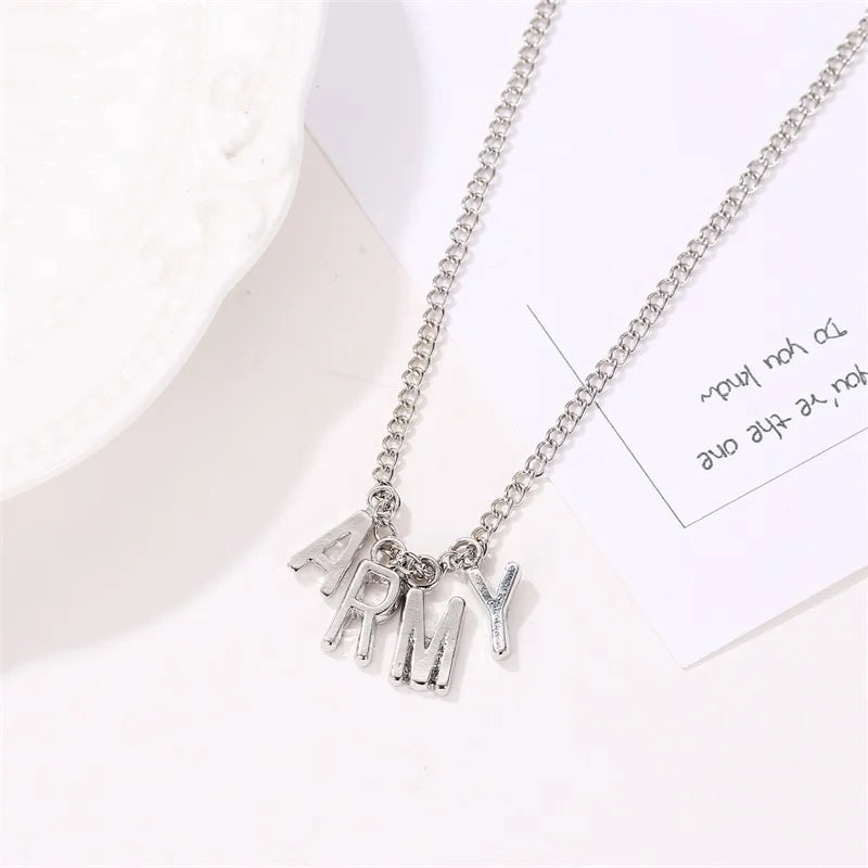 BTS ARMY Necklace Warn By BTS ✨