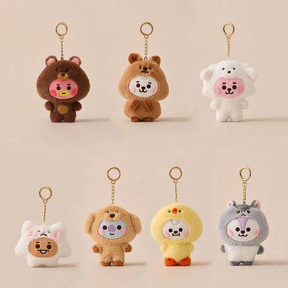 BT21 Animal Keychain Plushies
