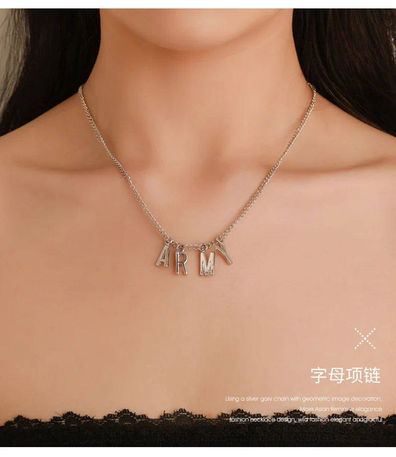 BTS ARMY Necklace Warn By BTS ✨