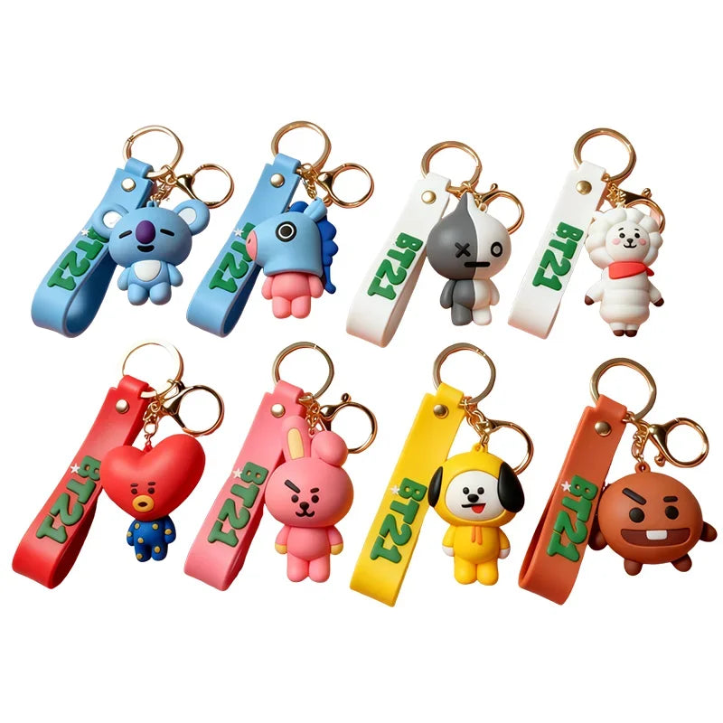BT21 Character KeyChains