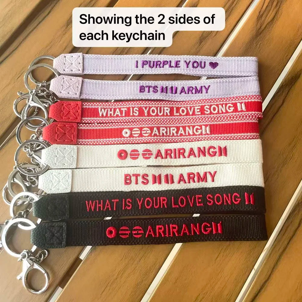 BTS Album Lanyards and Bracelets