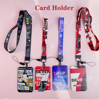 BTS Album Card holder lanyards