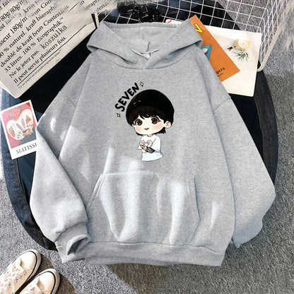 JungKook Animated Character Seven Jumper⚡️( Multiple Colors)