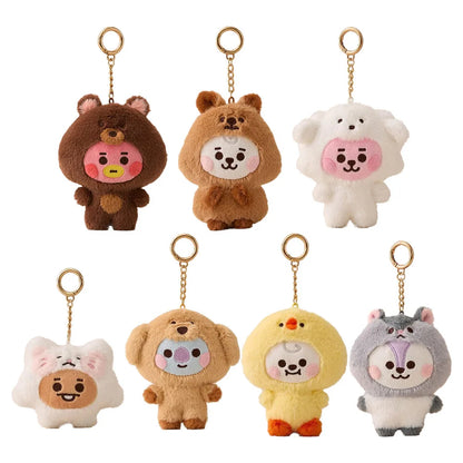 BT21 Animal Keychain Plushies