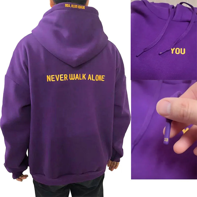 Jimin “You Never Walk Alone” Purple Hoodie