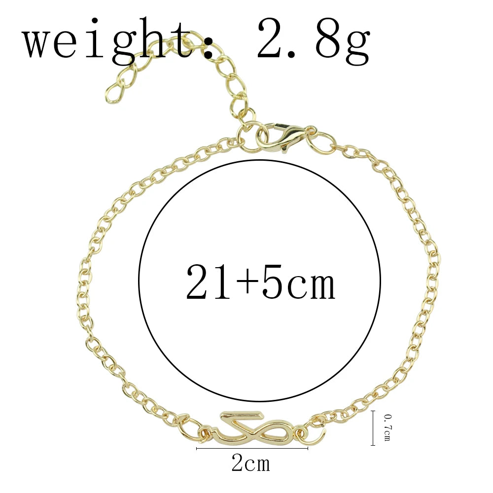 Jungkook Golden Logo Bracelet ⭐️