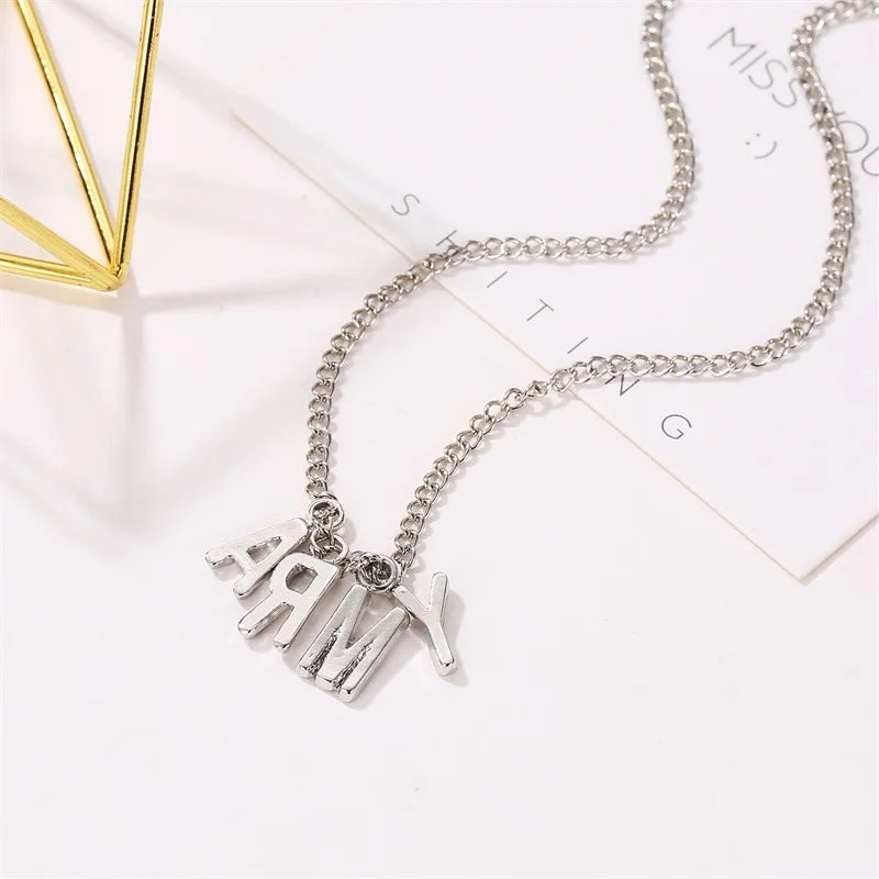 BTS ARMY Necklace Warn By BTS ✨