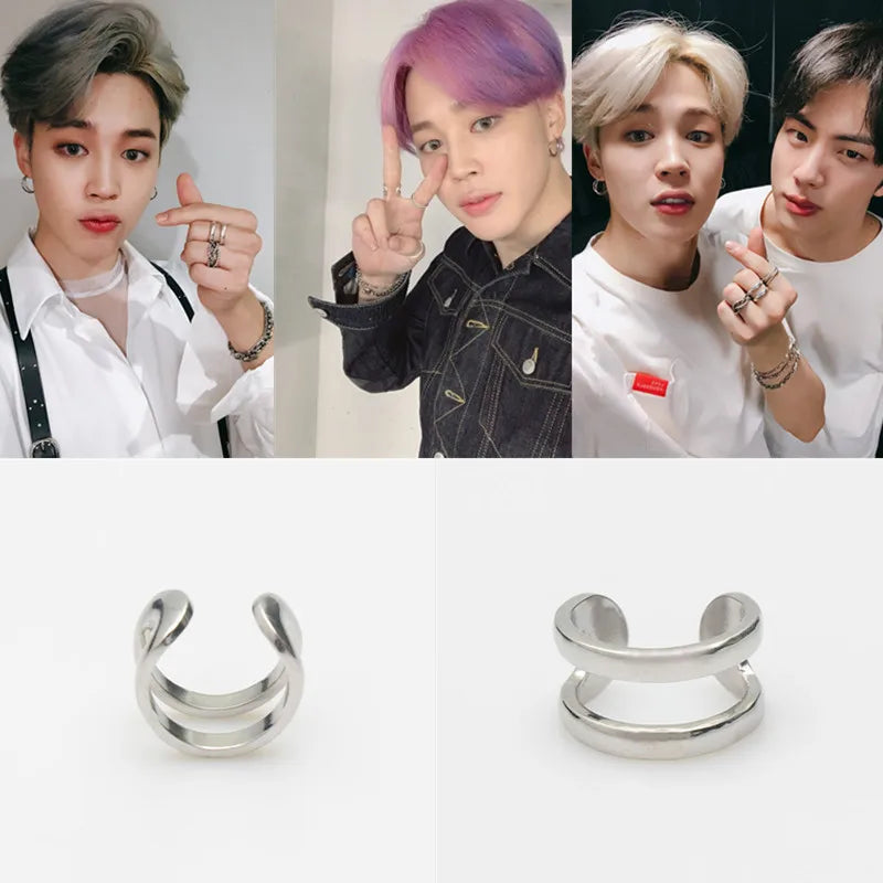 JIMIN Double Finger Ring