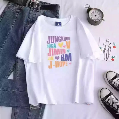 BTS Members T-shirt ( Multiple Options)
