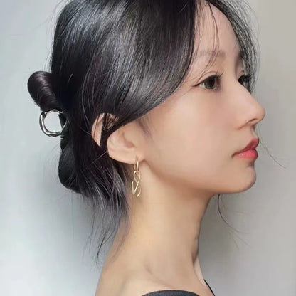 JUNGKOOK Logo Golden Earrings